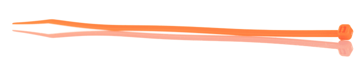 RS Pro, Turuncu, Naylon, Serbest Bırakılamaz Kablo Bağı, 203mm x 3,6 mm