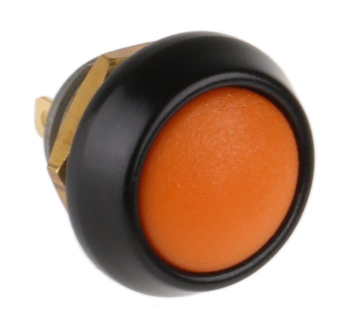 ITW Switches 59 Series Miniature Push Button Switch, Momentary, Panel Mount, 13.65mm Cutout, SPST, 125V ac, IP67