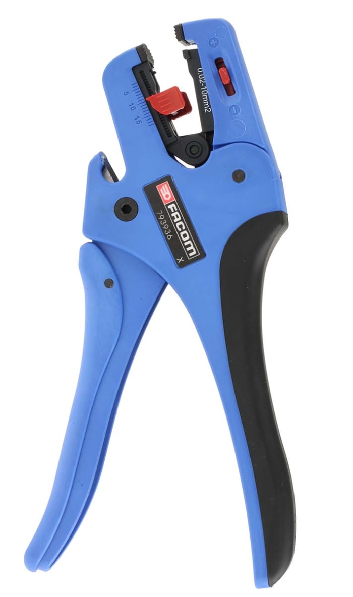 Facom SWINGO Series Wire Stripper, 0.02 mm² Min, 10 mm² Max