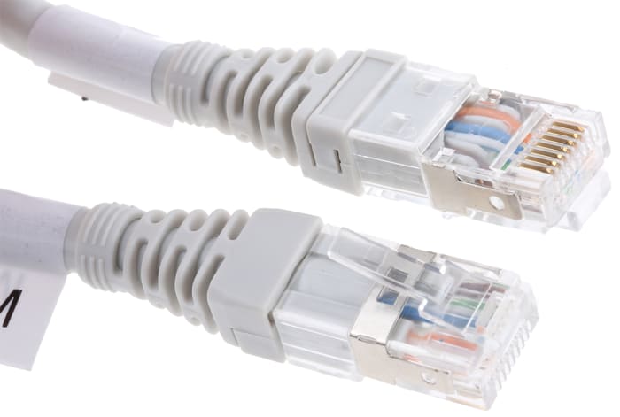 Cordon Cat6a S/FTP Roline, Gris, 5m