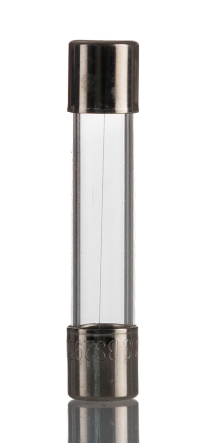 Eaton 1A F Glass Cartridge Fuse, 6.3 x 32mm