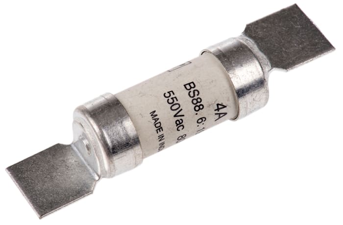 Eaton 4A British Standard Fuse, F1, 550V ac
