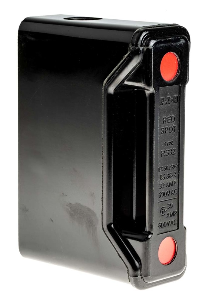 Eaton 32A Rail Mount Fuse Holder for A2 Fuse, 1P, 690V ac