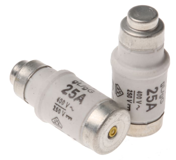 ETI 25A D02 Neozed Fuse, E18 Thread Size, gG, 400V ac