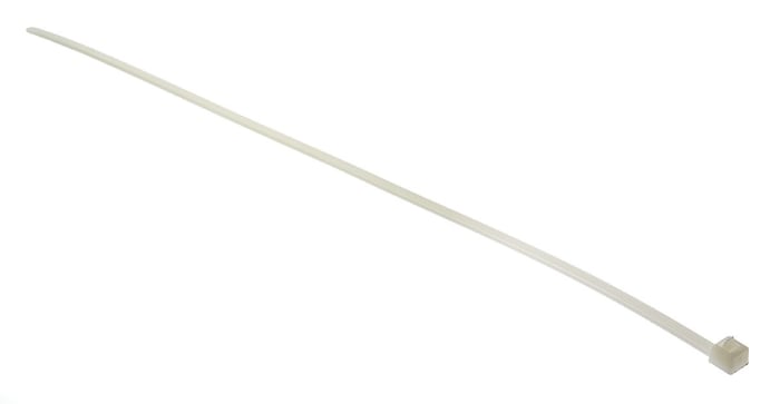 HellermannTyton Cable Tie, Releasable, 350mm x 4.6 mm, Natural Polyamide 6.6 (PA66), Pk-100