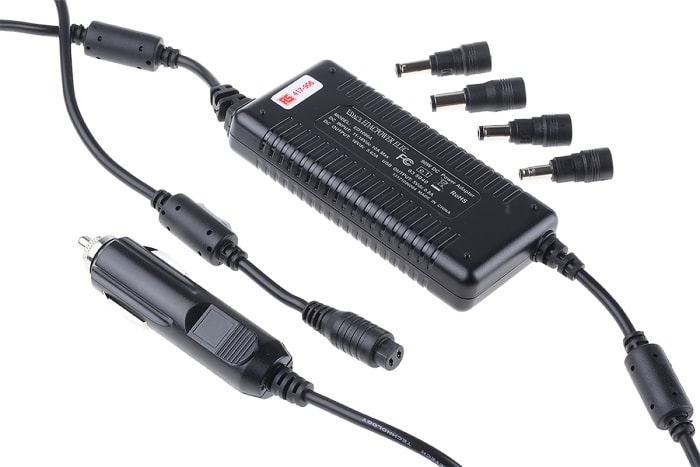 RS PRO Car Charger, 11 → 16V dc Input, 16V dc Output Plug In, 5A