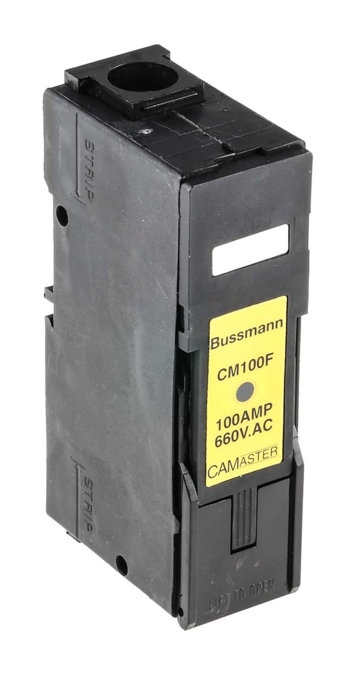 Eaton 100A Rail Mount Fuse Holder for A3 Fuse, 1P, 690V ac