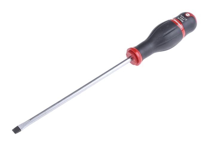 Facom Slotted  Screwdriver, 8 x 1.2 mm Tip, 200 mm Blade, 325 mm Overall