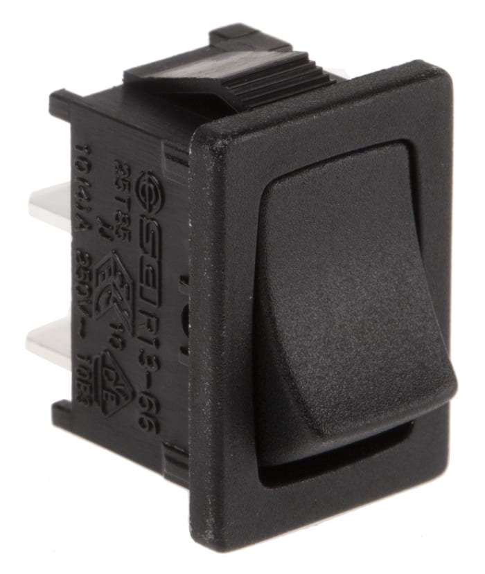 RS PRO SPST, On-Off Rocker Switch Panel Mount