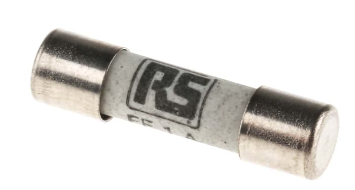 RS PRO 1A FF Ceramic Cartridge Fuse, 5 x 20mm