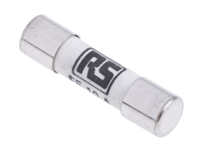 RS PRO 10A FF Ceramic Cartridge Fuse, 5 x 20mm