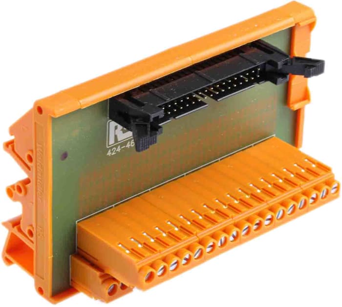 Module d'interface IDC 34 Contacts, Montage sur Rail DIN
