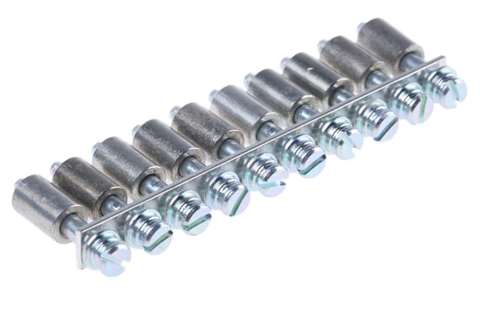 Entrelec BJM Series Jumper Bar for Use with DIN Rail Terminal Blocks