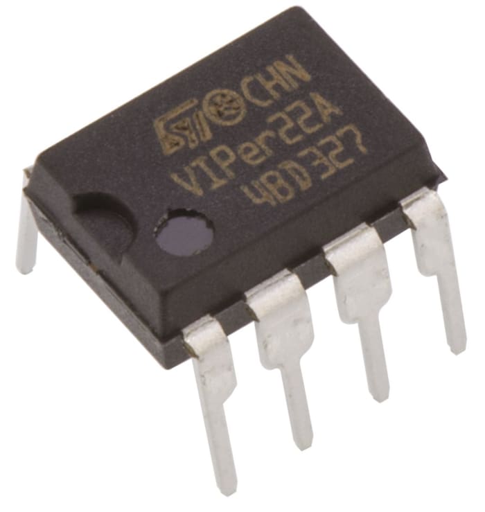 STMicroelectronics VIPER22ADIP-E, PWM Controller, 50 V, 60 kHz 8-Pin, PDIP