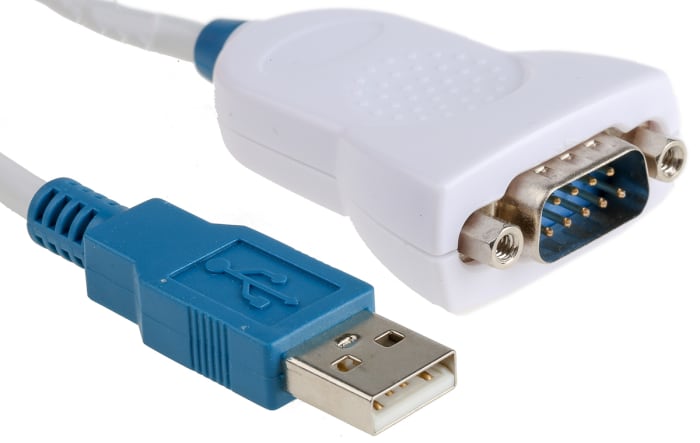 FTDI Chip RS232 USB A D-sub, 9 Pin Male Converter Cable