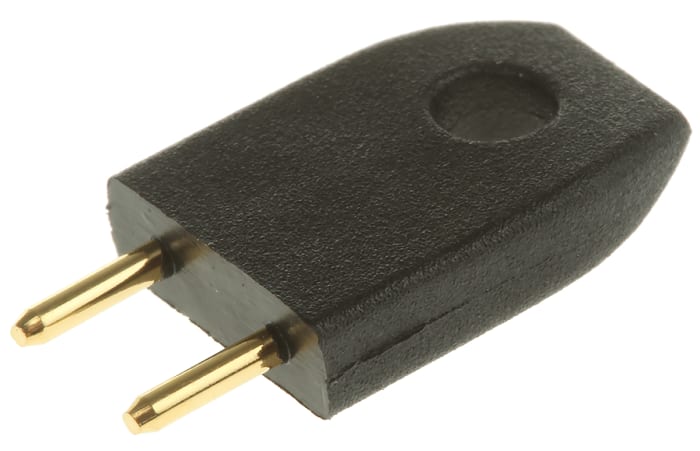Zkratovací propojka, Přímý barva Černá, počet kontaktů: 2, počet řad: 1, rozteč: 5.08mm