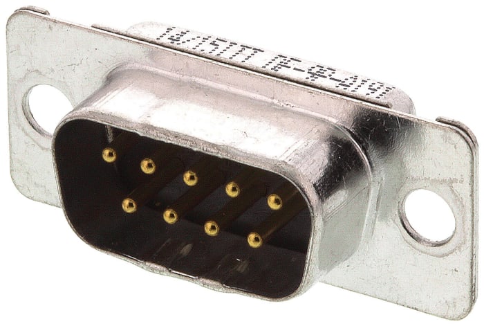 ITT Cannon ORIGINAL D 9 Way Panel Mount D-sub Connector Plug