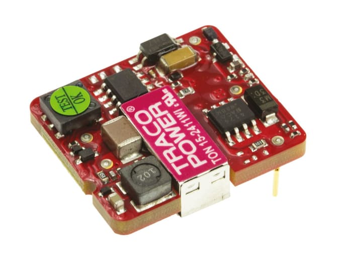 TRACOPOWER TON 15WI Isolated DC-DC Converter, 5V dc/ 3A Output, 9 → 36 V dc Input, 15W, Through Hole, +85°C Max