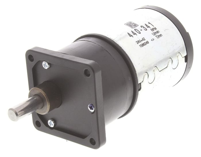 RS PRO, 24 V dc, 60 Ncm, Brushed DC Geared Motor, Output Speed 42 rpm