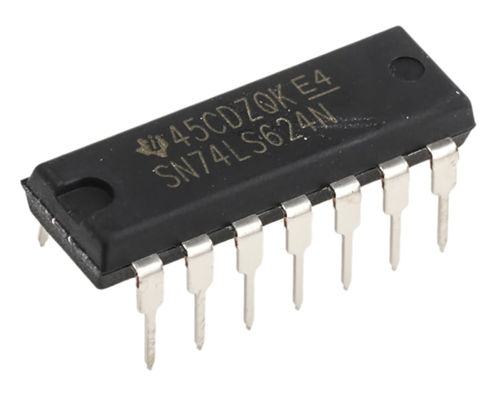 SN74LS624N Texas Instruments Texas Instruments 1.1 → 25MHz VCO