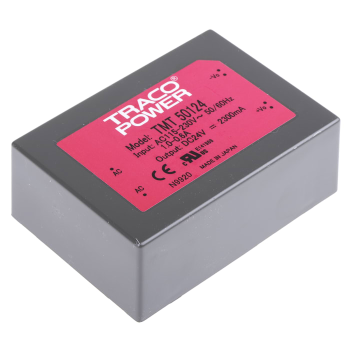 TRACOPOWER TMT 50124 Встроенный источник питания в закрытом корпусе SMPS