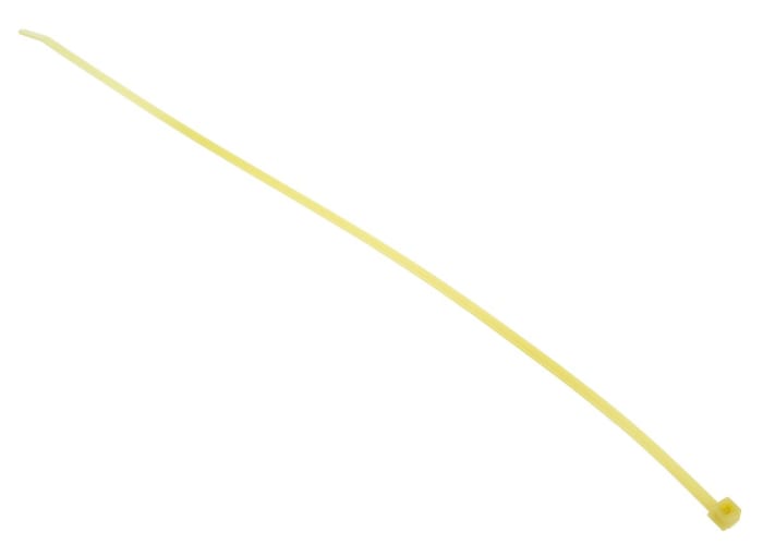 HellermannTyton Cable Tie, 390mm x 4.6 mm, Natural PA 4.6, Pk-100