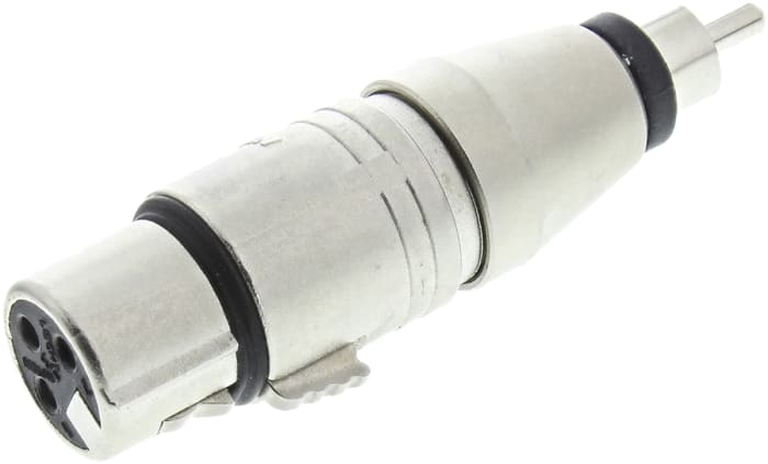 Adaptateur audio et vidéo Neutrik Droit, XLR Femelle vers RCA Mâle