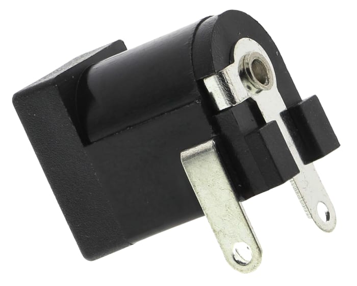 RS PRO DC Socket Rated At 1.0A, 12.0 V, PCB Mount, length 14.5mm, Nickel
