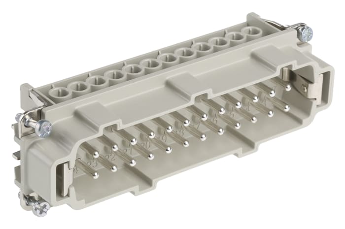 EPIC Connector Insert, 24 Way, 16A, Male, H-BE, Cable Mount, 600 V