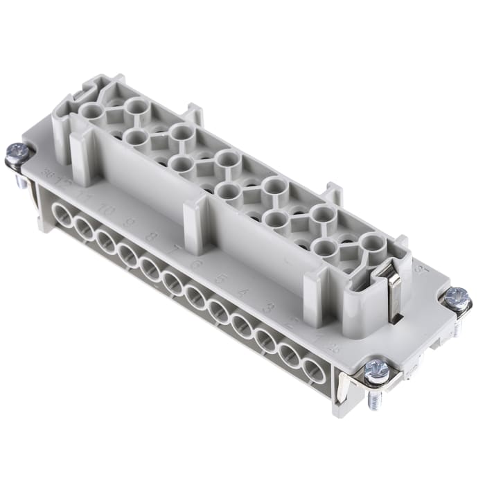 EPIC Heavy Duty Power Connector Module, 16A, Female, H-BE Series, 24 Contacts