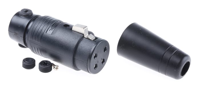 Amphenol Industrial AP411 Cable Mount Loudspeaker Connector Socket, 4 Way, 20A