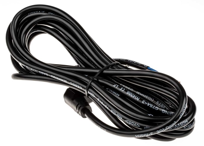 Cordon d'alimentation RS PRO, 5m, 10 A / 250 V