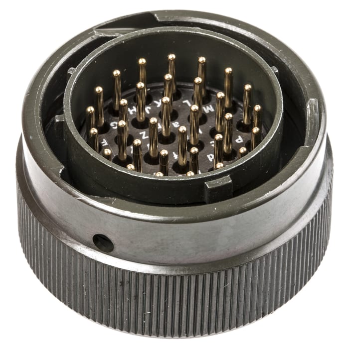 Amphenol Limited, 62GB 32 Way Cable Mount MIL Spec Circular Connector PlugOlive, Pin Contacts,Shell Size 18, Bayonet