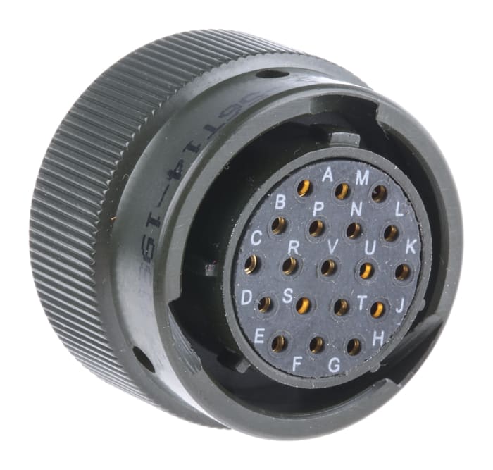 konektor, řada: 62GB, Samec, orientace těla: Pravý úhel, Kabelová montáž, počet kontaktů: 19, typ připojení: Bajonetová