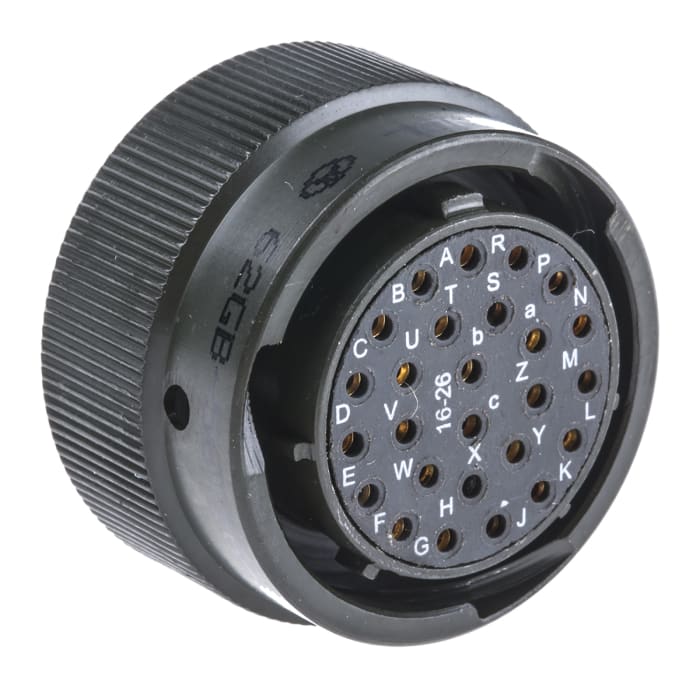 Amphenol Limited, 62GB 26 Way Cable Mount MIL Spec Circular Connector PlugOlive, Socket Contacts,Shell Size 16, Bayonet