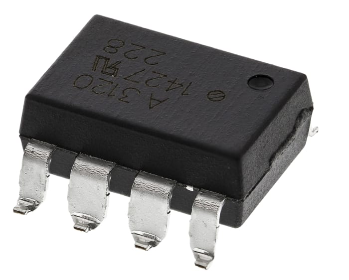 Broadcom, HCPL-3120-500E AC/DC Input IGBT, MOSFET Output Dual Optocoupler, Surface Mount, 8-Pin DIP