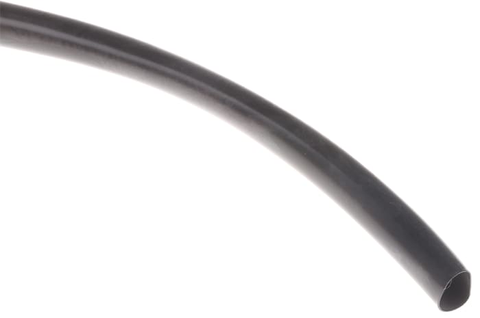 HellermannTyton Heat Shrink Tubing, Black 12.7mm Sleeve Dia. x 5m Length 2:1 Ratio, LVR Series