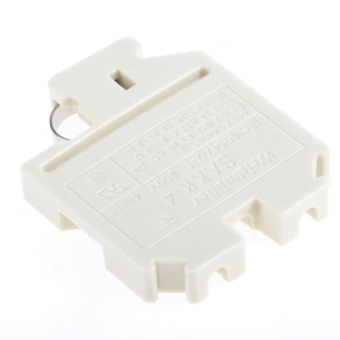 Weidmuller 9502600000 SAKK Series Brown, 4mm², Single-Level, Screw Termination, ATEX, IECEx