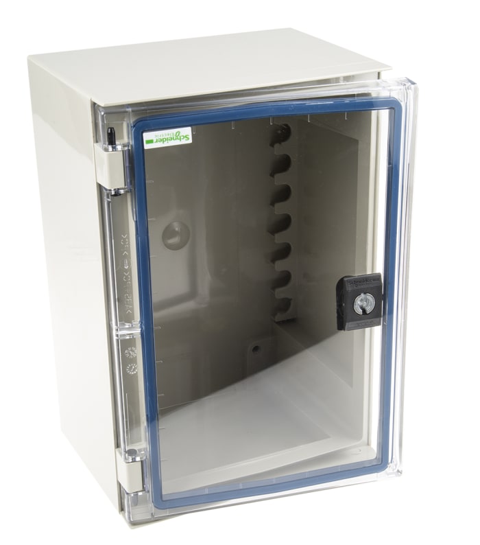Coffret mural Schneider Electric Thalassa PLM en PET Gris dim. ext. 310 x 215 x 160mm, IP66