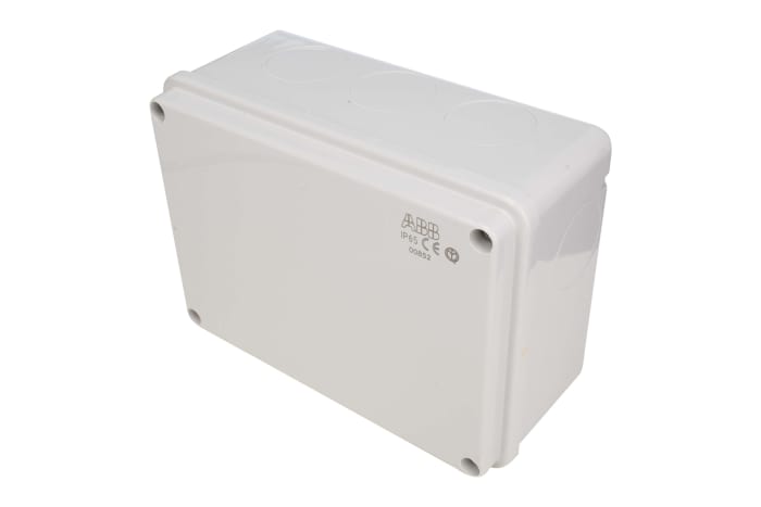 Caja de conexiones ABB 00852 M008520000, Termoplástico, Gris, 153mm, 110mm, 66mm, 153 x 110 x 66mm, IP65