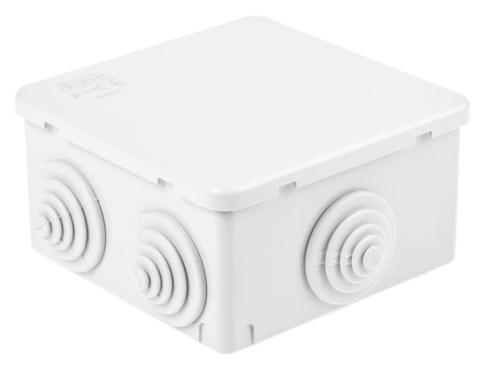Boîte de jonction en Thermoplastique 80 x 80 x 40mm, IP44