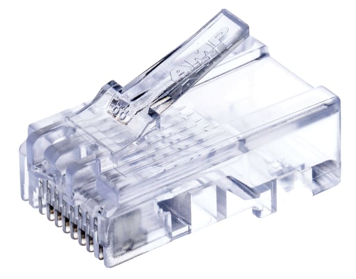 COMMSCOPE Male RJ45 Connector, Cable Mount, Cat3