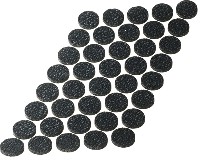 Pieds auto-adhésifs Adhésif Essentra Circulaire 19.1mm en Polyéthylène (PE)