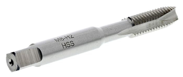 Taraud M8, pas de 1.25mm, Métrique, HSS, Taraud d'usinage ou à main