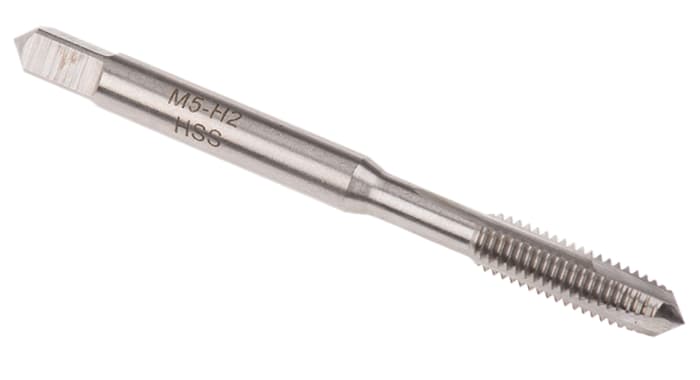 Taraud M5, pas de 0.8mm, Métrique, HSS, Taraud d'usinage ou à main