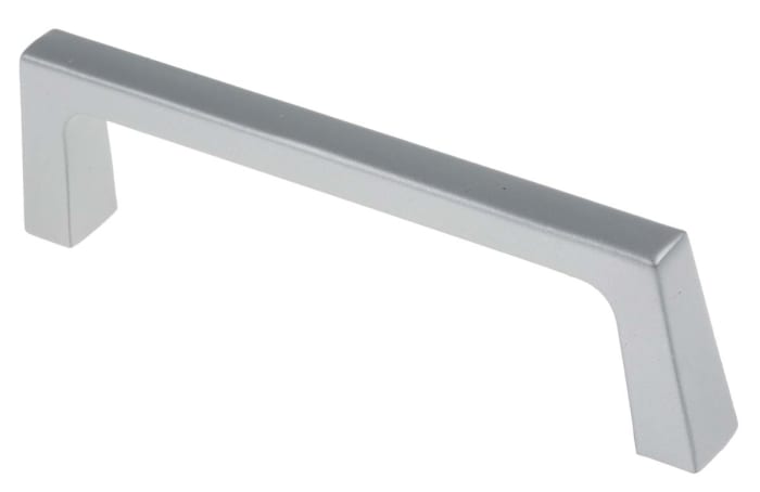 RS PRO Çekmece Kulpları Gümüş Alüminyum, Gizlenmiş Vidalamalı, 110,5mm x 32mm x 10,5mm, Sabitleme Merkezi: 100mm