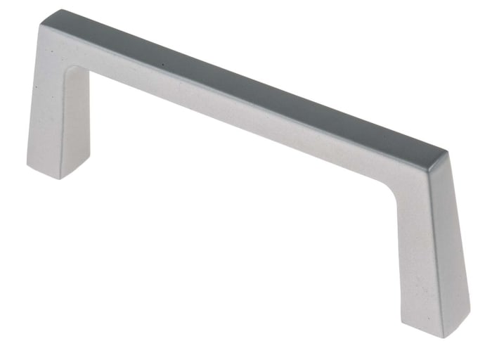 Poignée en Aluminium RS PRO, entraxe 125mm, 140mm x 50 mm x 14.5mm, filetage M6 Fixations invisibles