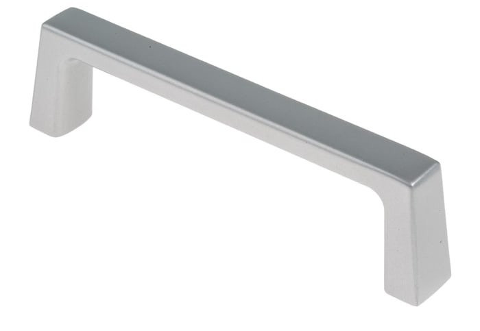 RS PRO Matt Silver Aluminium Handle 40 mm Height, 19 mm Width, 148 mm Length