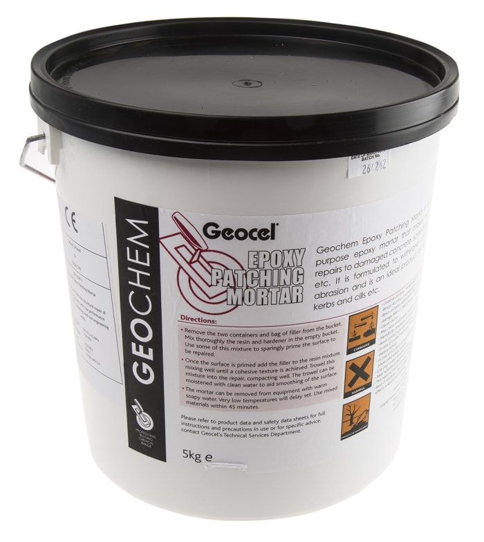 Geocel Epoxy Patching Mortar 5 kg Epoxy Adhesive Tub for Concrete