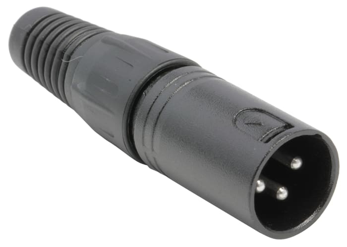 RS PRO-Connecteur XLR Mâle Droit 3 voies Montage sur câble